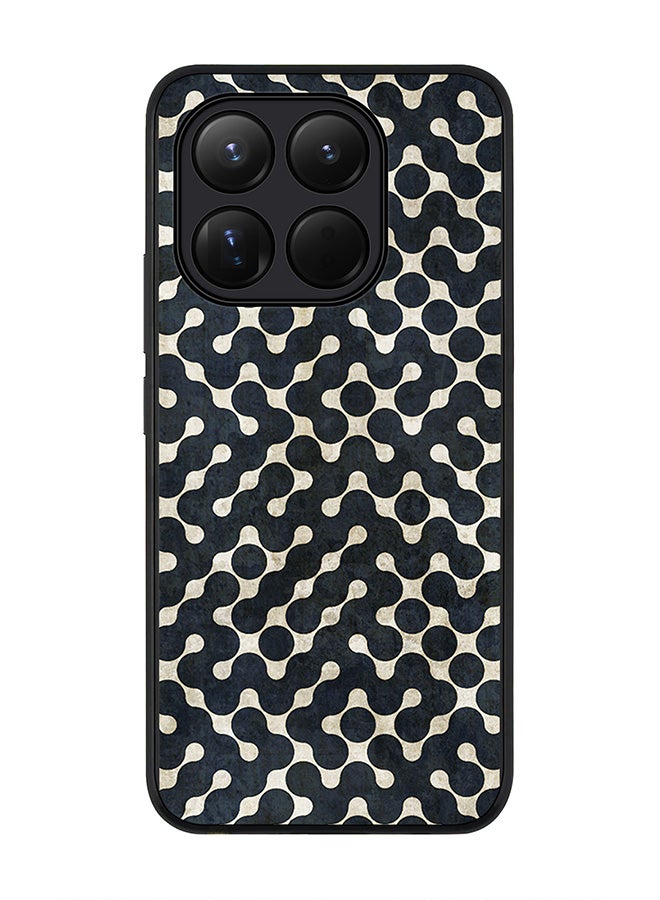 For Xiaomi 15T Case,Slim fit Camera Protection, Shockproof Thin Phone cover  - Connect The Dots (Black)